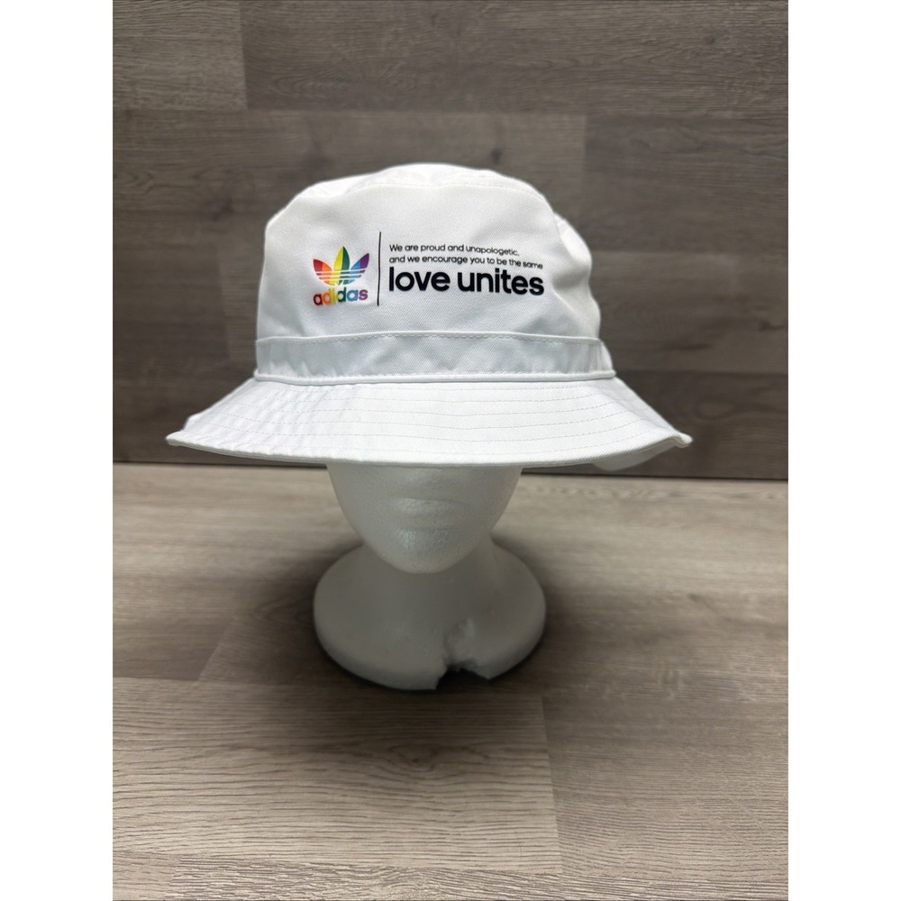 Adidas Originals Pride Unisex Bucket Hat. Love Unites Colorful Pool Excellent